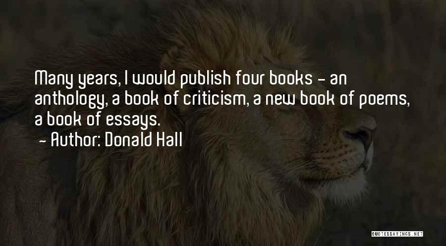 Donald Hall Quotes 589536