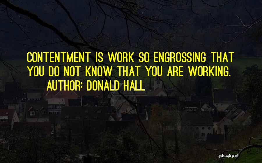 Donald Hall Quotes 657287