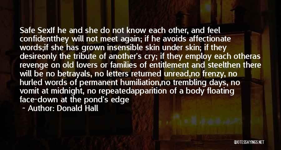 Donald Hall Quotes 79868