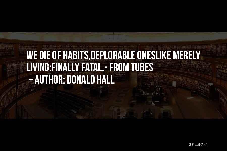 Donald Hall Quotes 90484