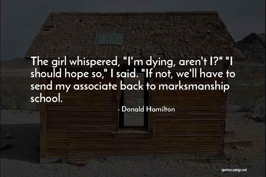 Donald Hamilton Quotes 2072329