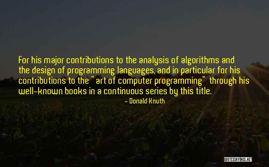Donald Knuth Quotes 1657411 Donald Knuth Quotes 1657411