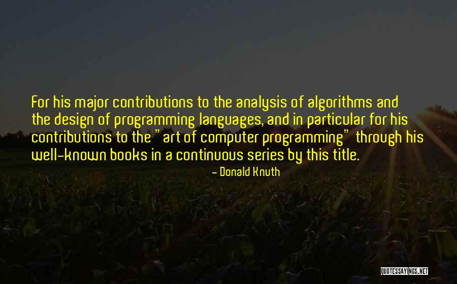 Donald Knuth Quotes 1657411