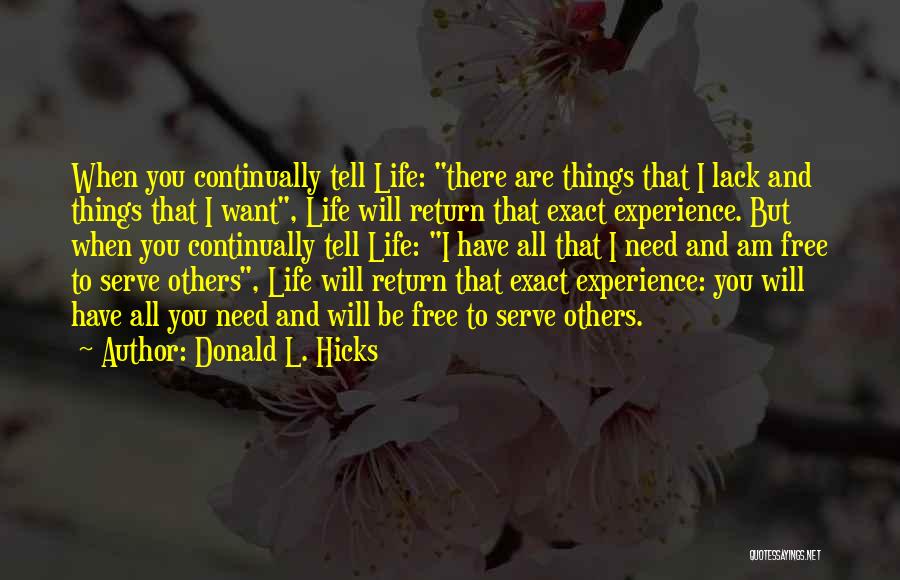 Donald L. Hicks Quotes 2119624