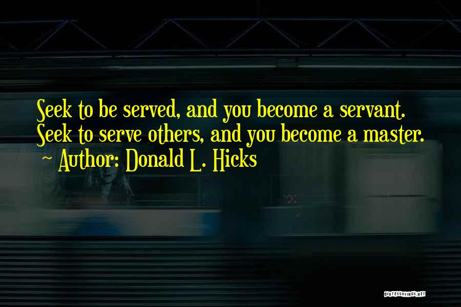 Donald L. Hicks Quotes 2134850