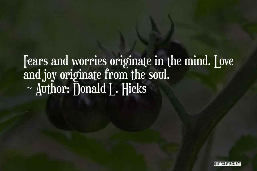 Donald L. Hicks Quotes 960055