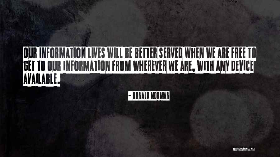 Donald Norman Quotes 1953076 Donald Norman Quotes 1953076