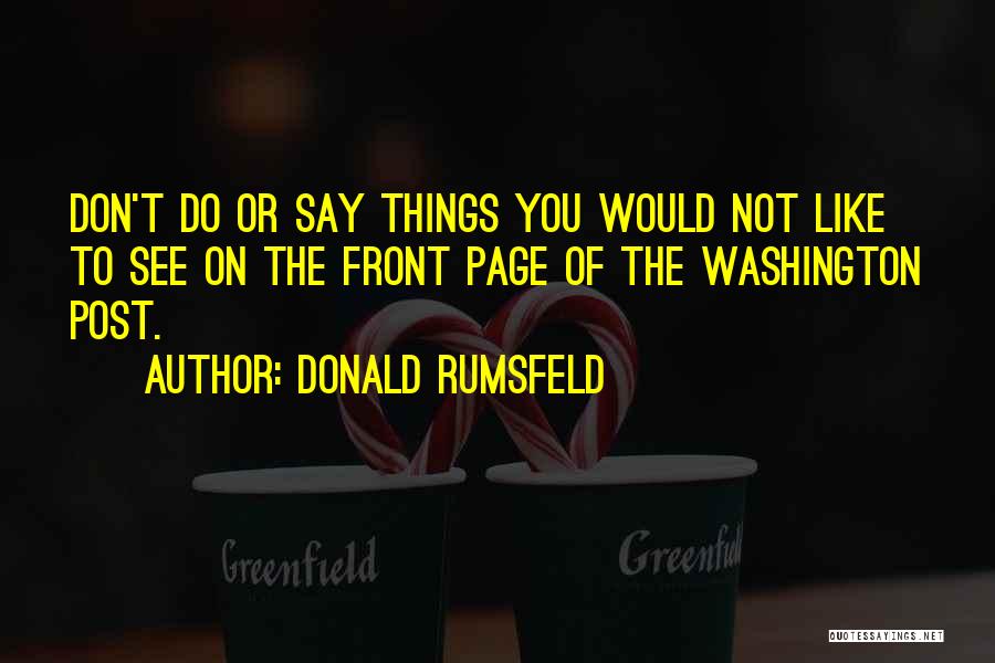 Donald Rumsfeld Quotes 1817884
