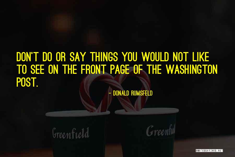 Donald Rumsfeld Quotes 1817884