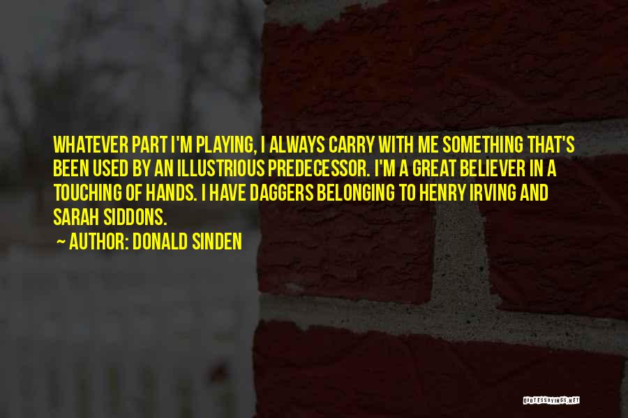 Donald Sinden Quotes 661078