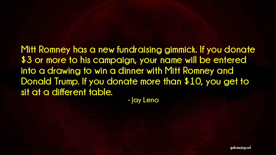 Donald Trump Campaign Quotes By Jay Leno Donald Trump Campaign Quotes By Jay Leno