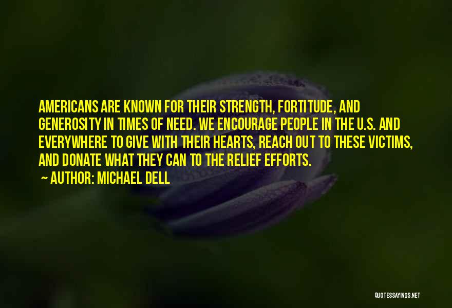 Donate Heart Quotes By Michael Dell