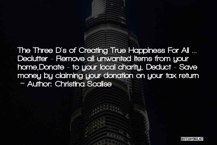 Donate Money Quotes By Christina Scalise