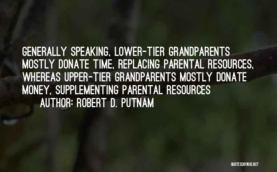 Donate Money Quotes By Robert D. Putnam