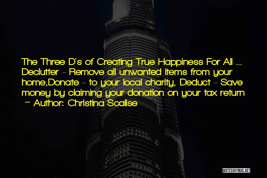Donate Now Quotes By Christina Scalise