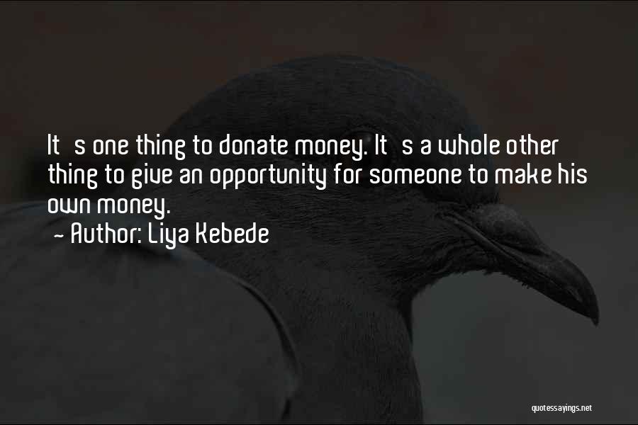 Donate Quotes By Liya Kebede