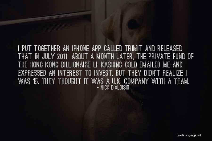 Donathan Photography Quotes By Nick D'Aloisio Donathan Photography Quotes By Nick D'Aloisio
