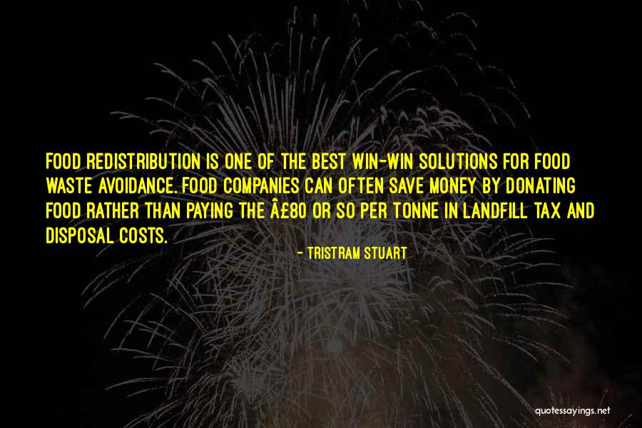 Donating Food Quotes By Tristram Stuart