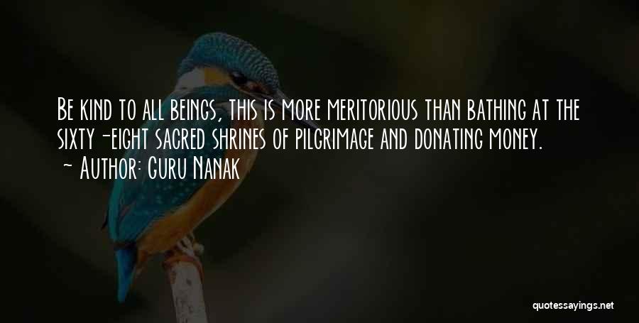 Donating Money Quotes By Guru Nanak