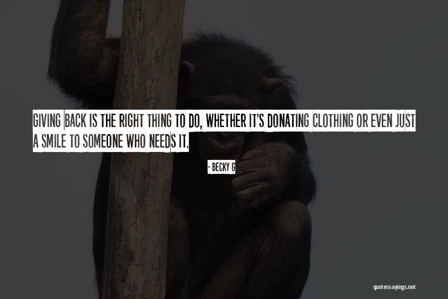 Donating Quotes By Becky G Donating Quotes By Becky G