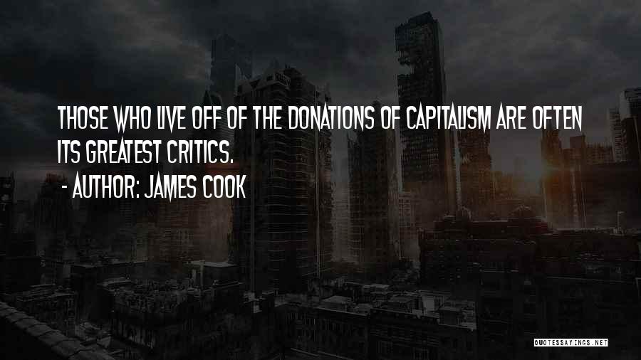 Donations Quotes By James Cook