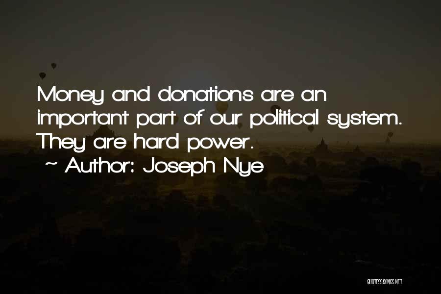 Donations Quotes By Joseph Nye