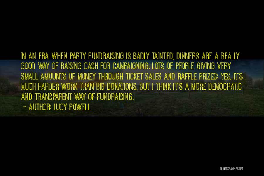 Donations Quotes By Lucy Powell