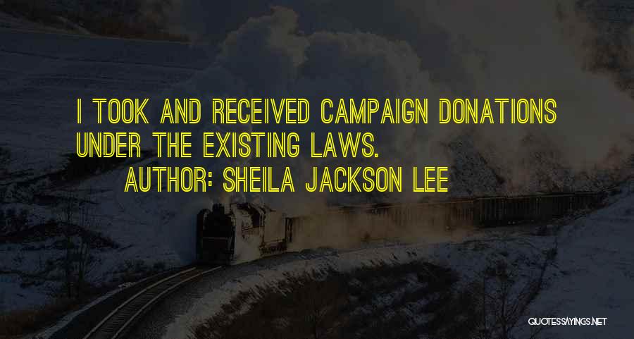 Donations Quotes By Sheila Jackson Lee