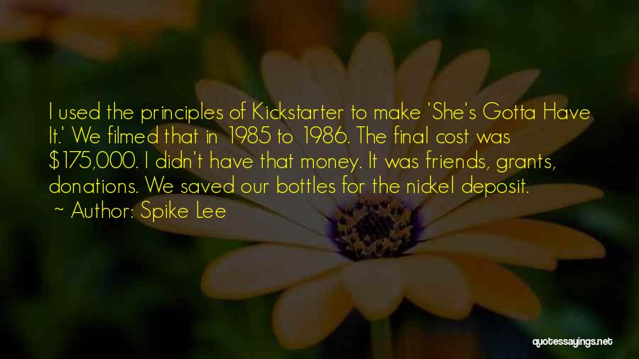 Donations Quotes By Spike Lee