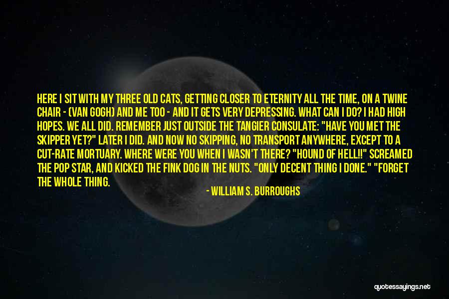 Done All I Can Do Quotes By William S. Burroughs