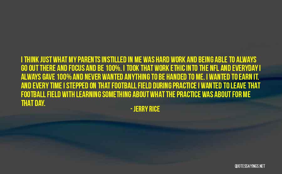 Done Being Stepped On Quotes By Jerry Rice