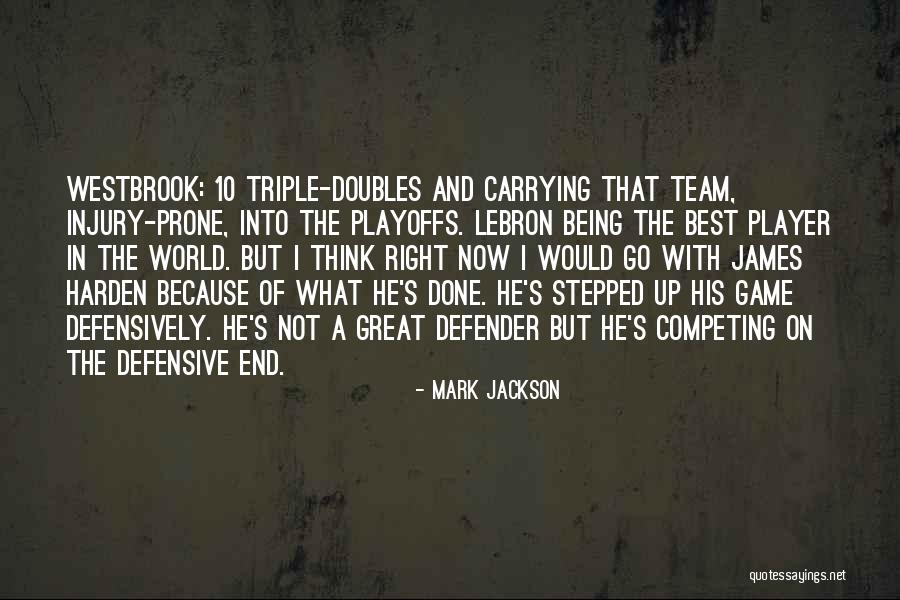 Done Being Stepped On Quotes By Mark Jackson