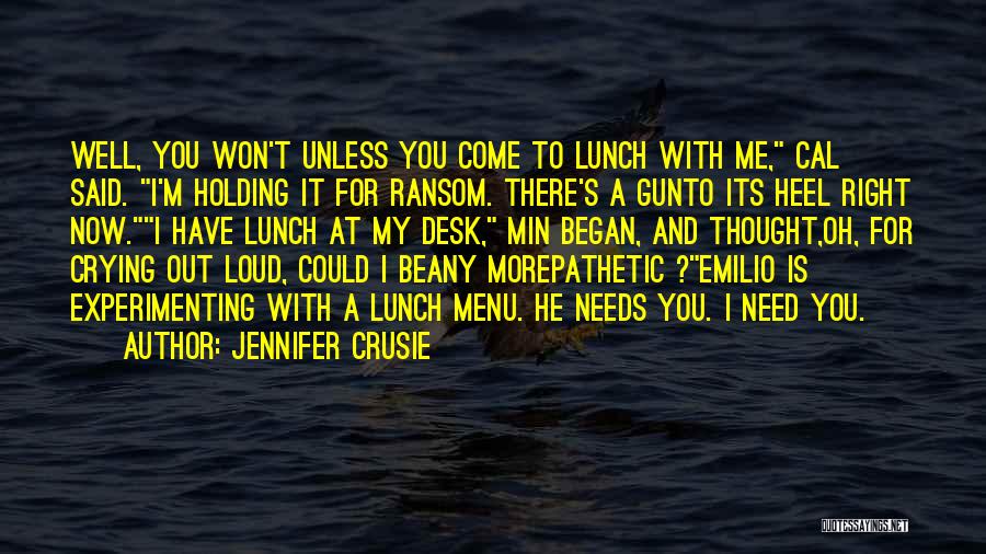 Done Crying Over You Quotes By Jennifer Crusie
