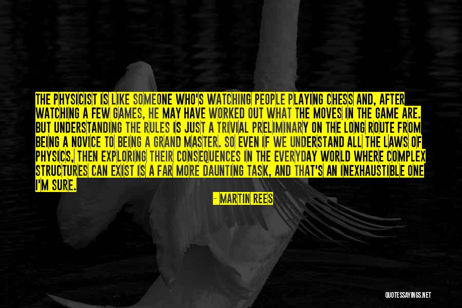 Done Playing Games With You Quotes By Martin Rees