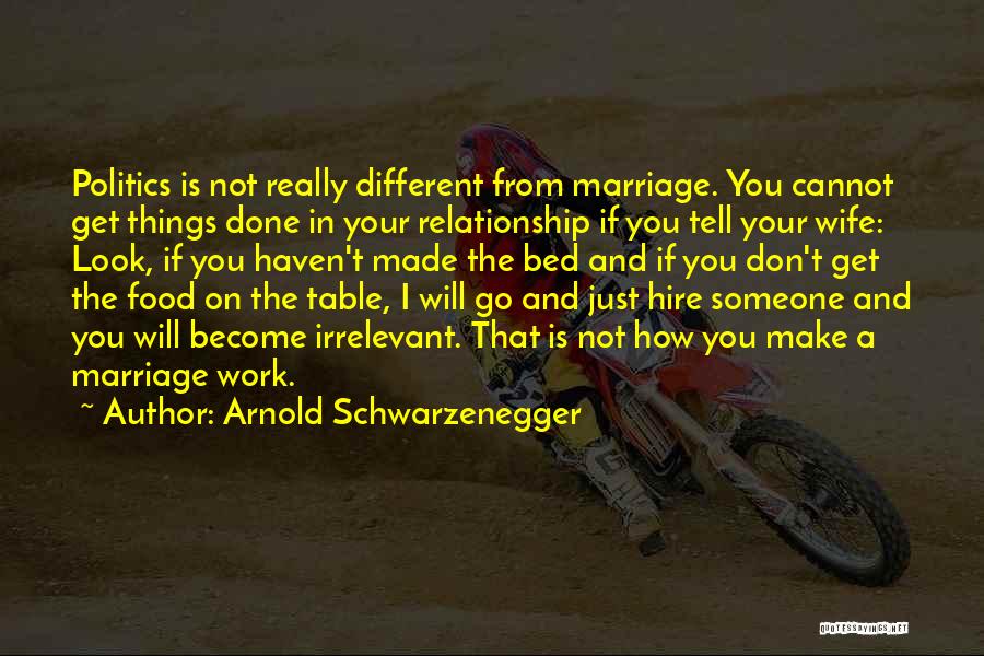 Done Relationship Quotes By Arnold Schwarzenegger