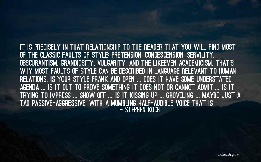 Done Trying To Impress You Quotes By Stephen Koch Done Trying To Impress You Quotes By Stephen Koch