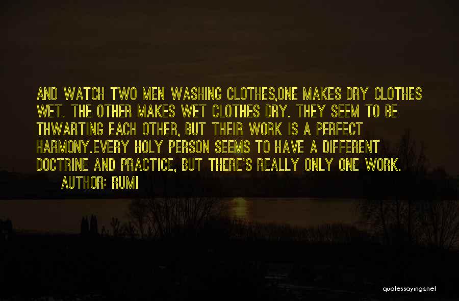 Done Washing Clothes Quotes By Rumi