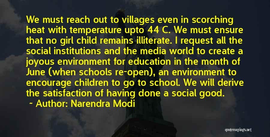 Done With School Quotes By Narendra Modi