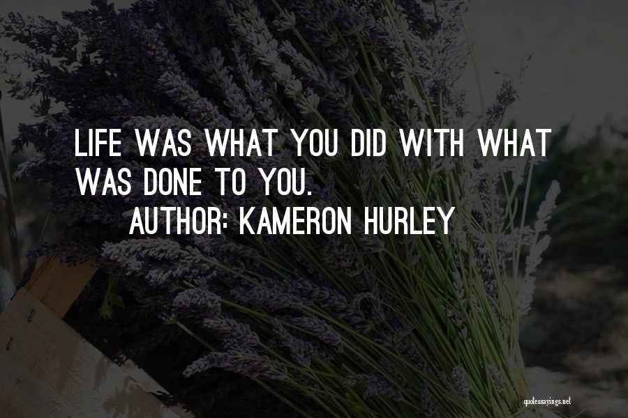 Done With You Quotes By Kameron Hurley