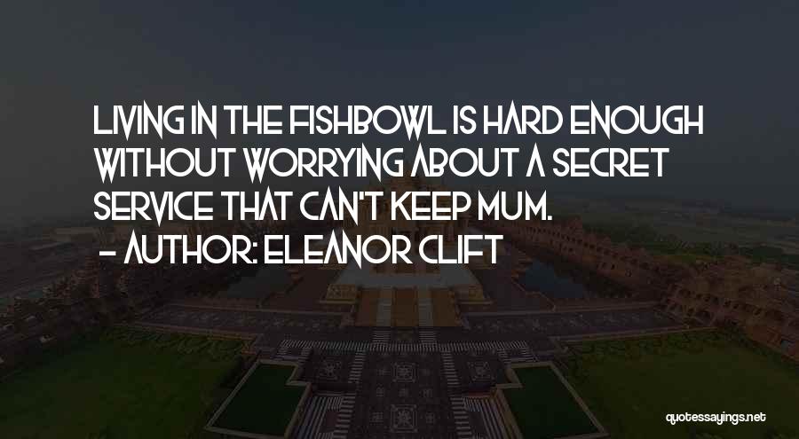 Done Worrying About You Quotes By Eleanor Clift