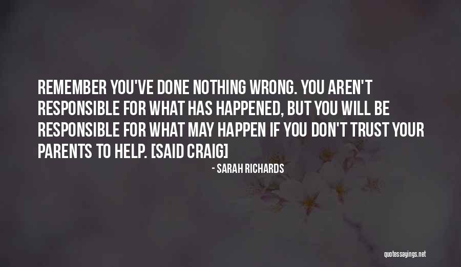 Done You Wrong Quotes By Sarah Richards