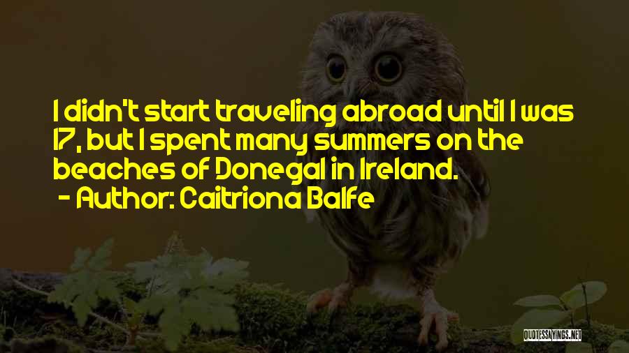 Donegal Quotes By Caitriona Balfe