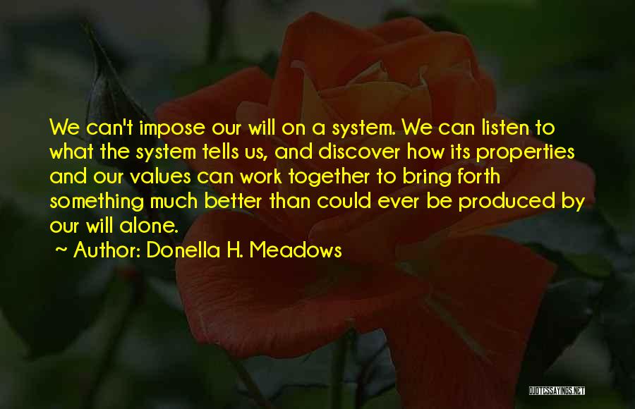 Donella H. Meadows Quotes 376541