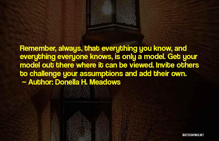 Donella H. Meadows Quotes 672751
