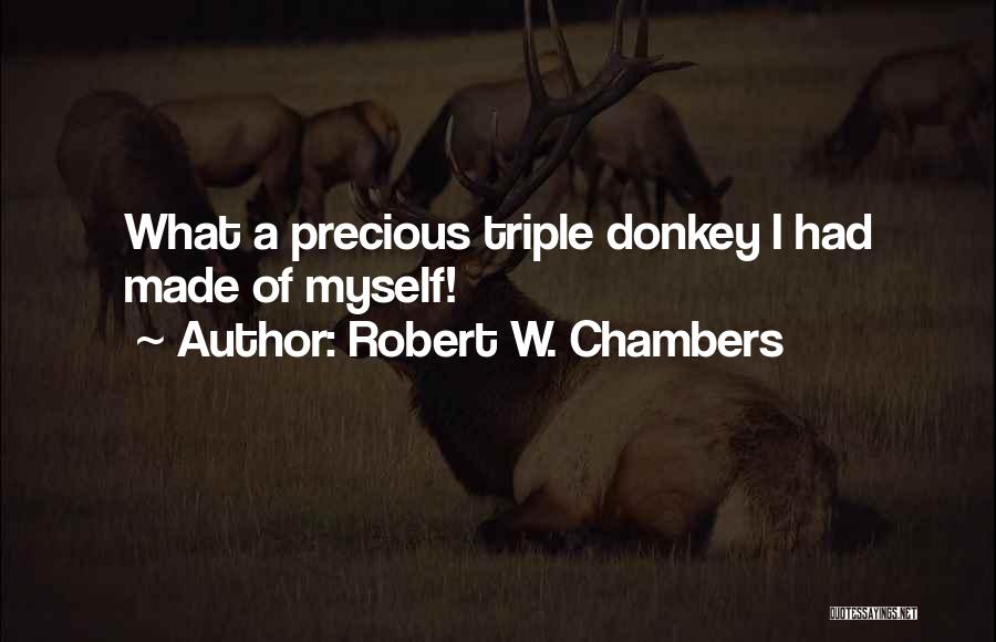 Donkey Quotes By Robert W. Chambers