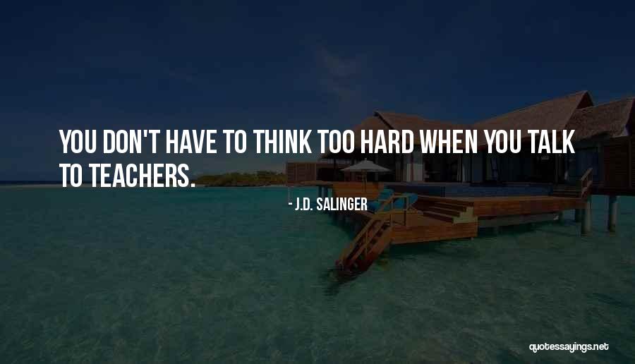 Donkover Quotes By J.D. Salinger Donkover Quotes By J.D. Salinger