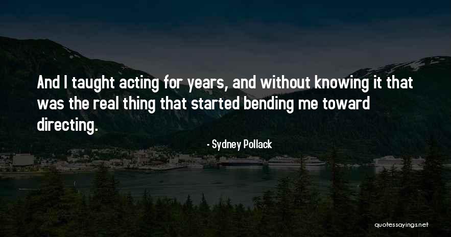 Donna Mariano Quotes By Sydney Pollack