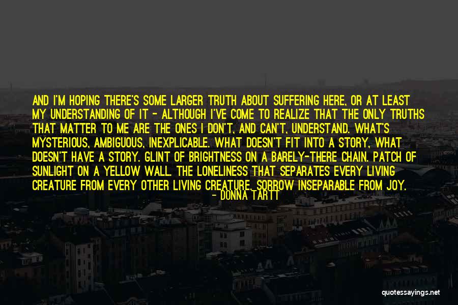 Donna's Quotes By Donna Tartt Donna's Quotes By Donna Tartt