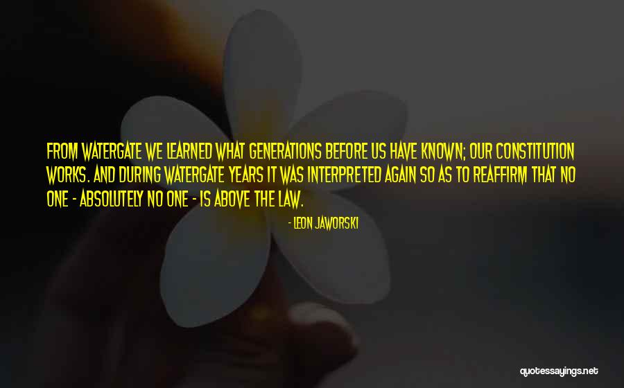 Donnez Lui Quotes By Leon Jaworski Donnez Lui Quotes By Leon Jaworski