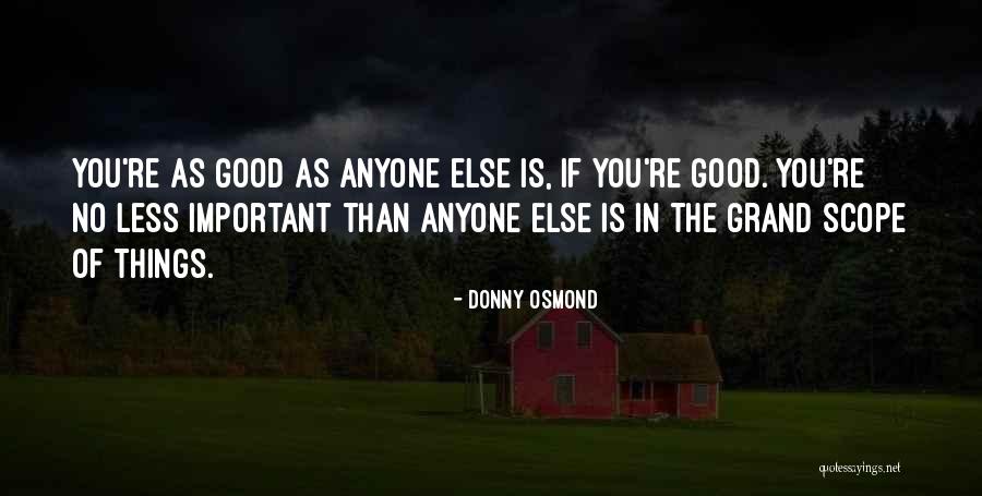 Donny Quotes By Donny Osmond